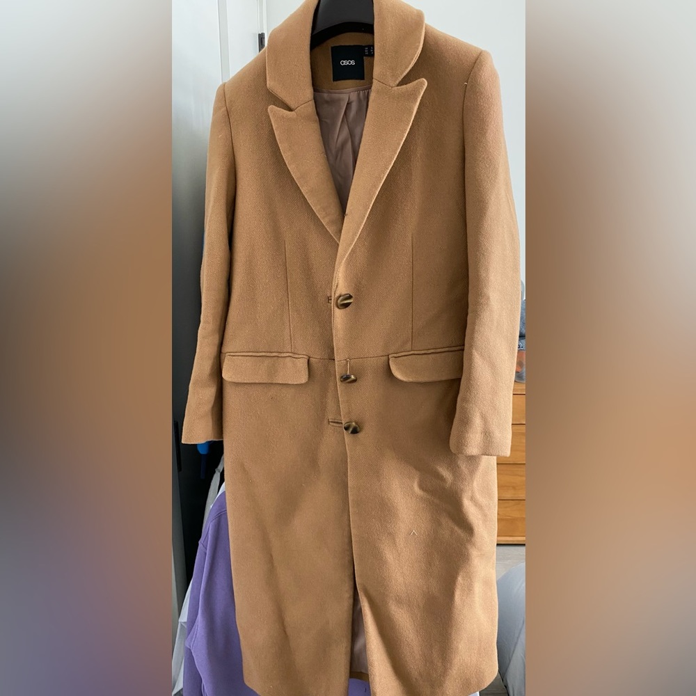 ASOS wool blend coat